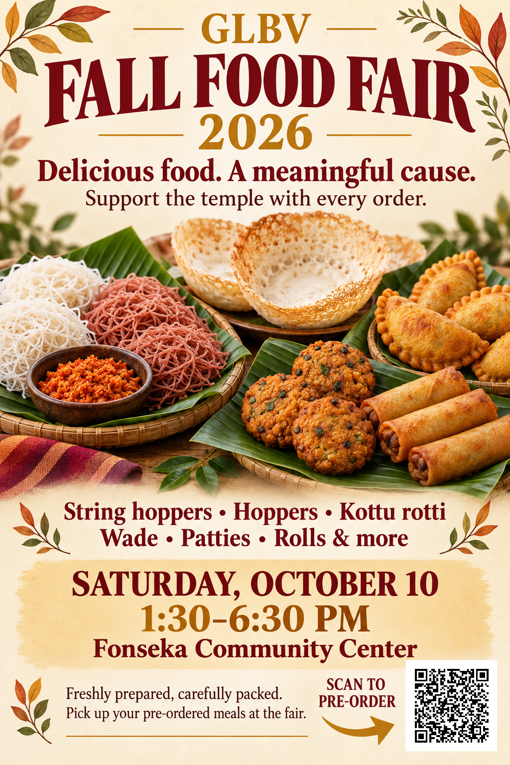GLBV September 2026 Food Fair